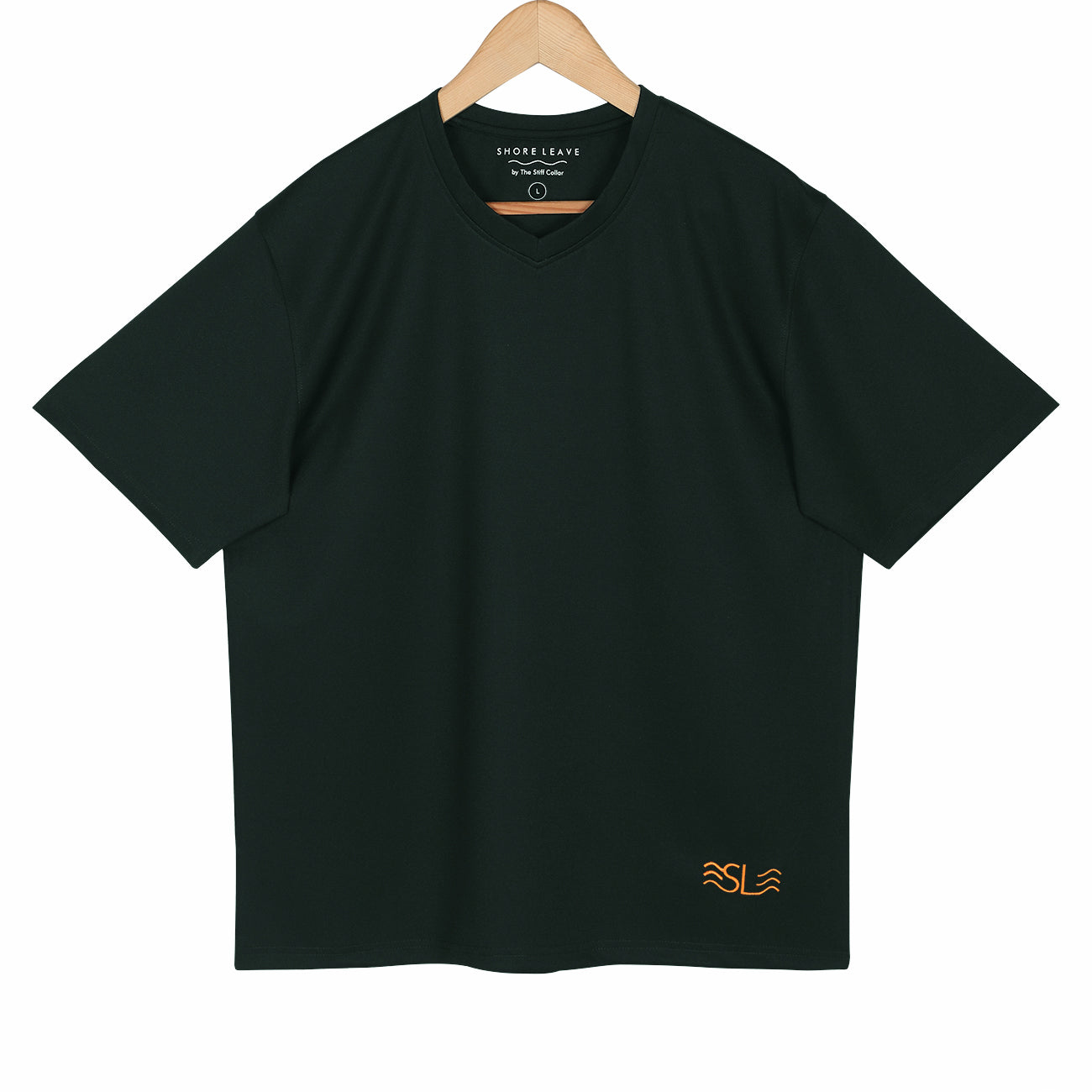 Olive Green Premium Imported V Neck T-shirt