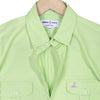 Mint Green Twill Enzyme Washed Double Flap Pocket Texas Shirt