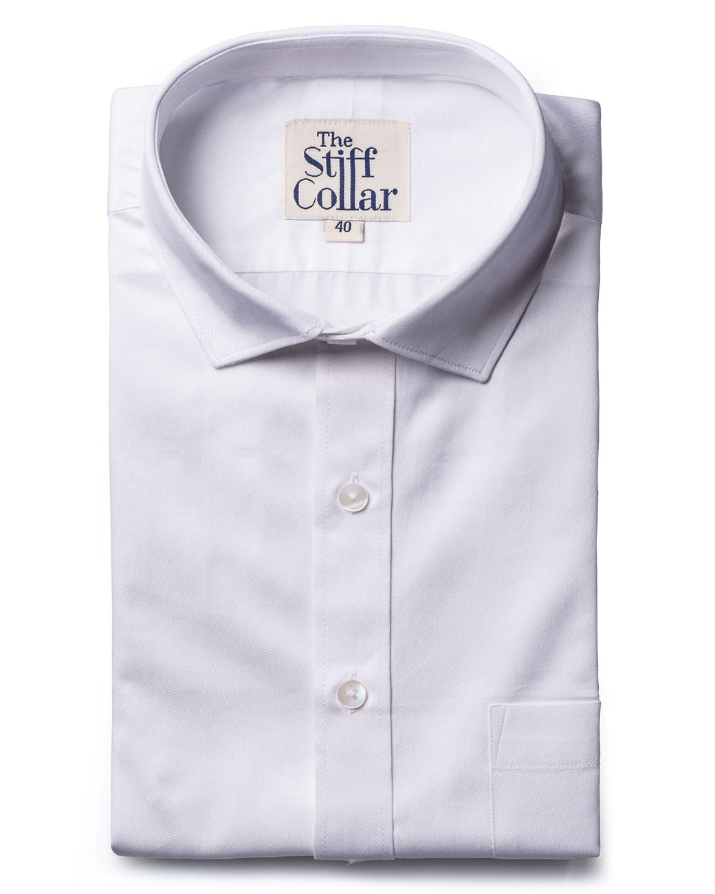 White plain shirt for men