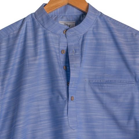 American Blue Oxford Regular Fit Cotton Shirt