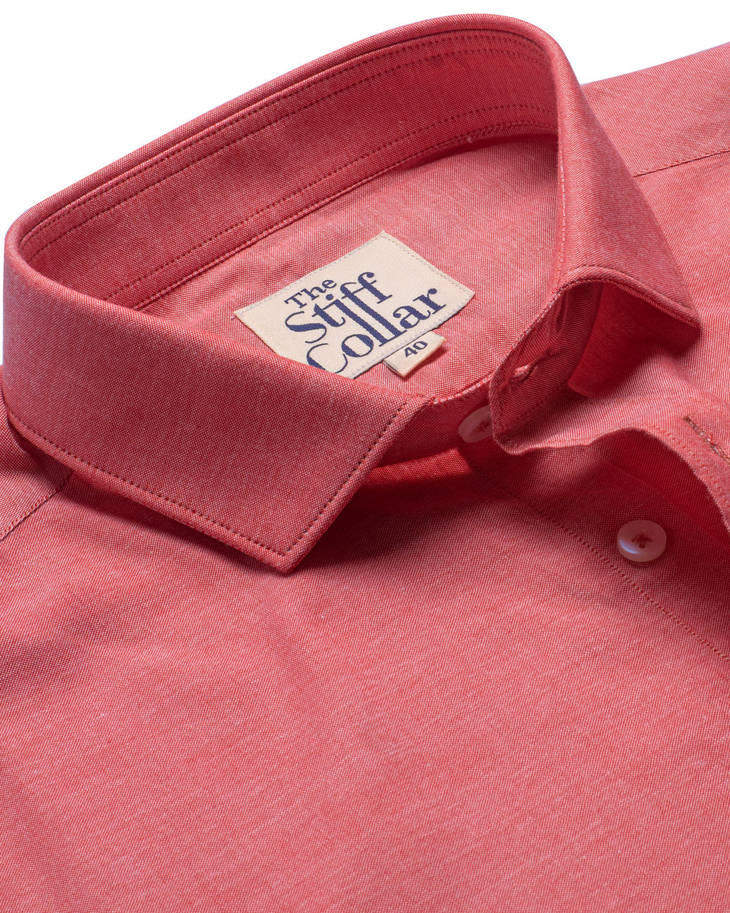 Salmon Oxford 2 Ply Cotton Regular Fit Shirt