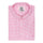 Salmon Pink Gingham Checks Fit Non-Iron Half Sleeve Shirt