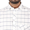 Off White Big Check Half Sleeves Shirt