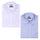 Premium Elvis Blue and White Herringbone Button Down Collar Cotton Shirt Combo