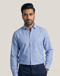 American Blue Oxford Regular Fit Cotton Shirt