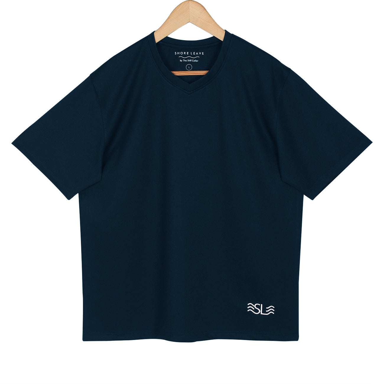 Cadet Blue Premium Imported V Neck T-shirt