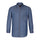 Stone Washed Blue Denim Button Down Collar Shirt