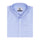 Luthai Luton Blue Houndstooth Half Sleeve 2 Ply Giza Cotton Shirt
