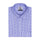 Vichy Blue Gingham Oxford Check Button Down Cotton Shirt