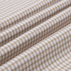 Camel Brown Oxford Check Button Down Cotton Shirt