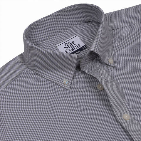 Black and Green Checks Non Iron Shirt