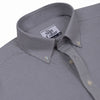 Carbon Black Houndstooth Button Down 2 Ply Cotton Shirt