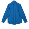 Sapphire Blue Button Down Cotton Linen Shirt