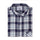 Scottish Navy White Brushed Checks Regular Fit Cotton Shirt