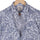 Subtle Blue Tropical Print Half Sleeve Cotton Shirt