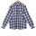 Scottish Navy White Brushed Checks Regular Fit Cotton Shirt