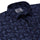 Navy Floral Digital Print Half Sleeve Cotton Shirt