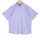 Luthai Glass Blue Dobby Half Sleeve 2 Ply Giza Cotton Shirt