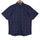 Navy Floral Digital Print Half Sleeve Cotton Shirt