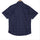 Navy Floral Digital Print Half Sleeve Cotton Shirt