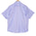 Luthai Glass Blue Dobby Half Sleeve 2 Ply Giza Cotton Shirt