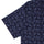 Navy Floral Digital Print Half Sleeve Cotton Shirt