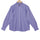 Cobalt Blue Houndstooth Button Down 2 Ply Cotton Shirt