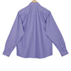 Cobalt Blue Houndstooth Button Down 2 Ply Cotton Shirt