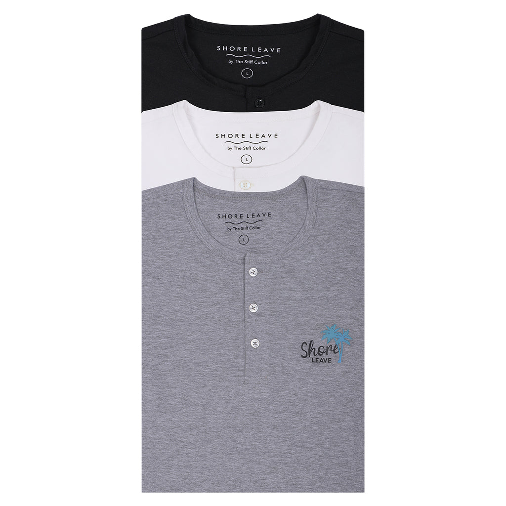 Henley t shirt combo hot sale