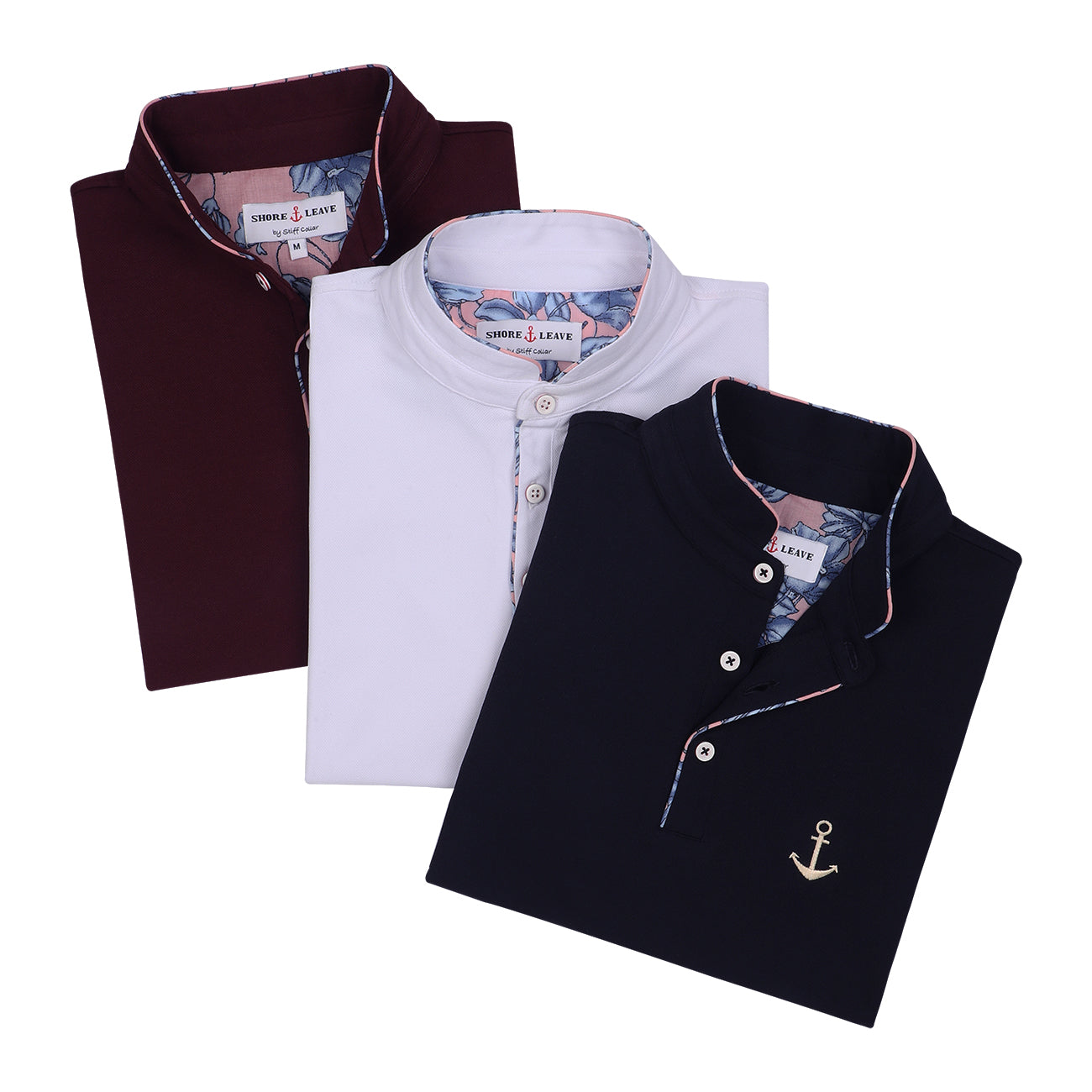 Combo Pack of 3 Mandarin Collar Premium T-shirt