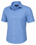 Royal Sky Regular Fit Half Sleeve Cotton Shirt