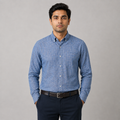 Wolf Grey Button Down Linen Shirt