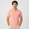 Peach Coral Premium Cotton Polo T-Shirt