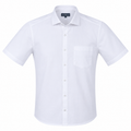 Imperial White Stripe Regular Fit Half Sleeve Lightweight Cotton Shirt