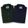 Midnight Navy And Olive Green Satin Regular Fit Cotton Shirt Combo