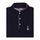 Navy Mandarin Collar Premium T-shirt