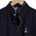 Navy Mandarin Collar Premium T-shirt