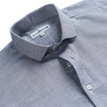 Shadow Grey Dobby Regular Fit Cotton Shirt