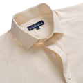 American Light Yellow Oxford Regular Fit Cotton Shirt