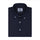 Navy Blue Button Down Cotton Linen Shirt