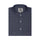 Slate Gray Oxford Chambray Mandarin Collar Shirt