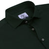 Olive Green Satin Half Sleeves Cotton Shirt