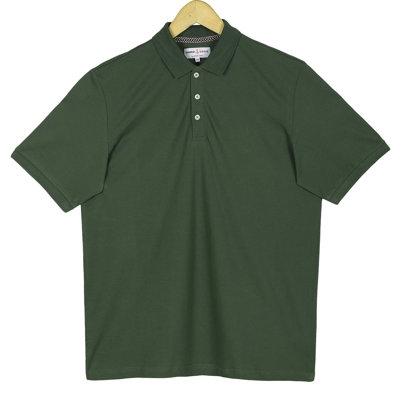 pine green off white shirt