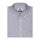 Silver Gray Houndstooth Button Down 2 Ply Cotton Shirt