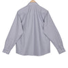 Silver Gray Houndstooth Button Down 2 Ply Cotton Shirt