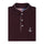 Soft Cotton Rich Maroon Polo T-shirt with Mandarin Collar