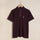 Soft Cotton Rich Maroon Polo T-shirt with Mandarin Collar