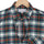 Green Check Flannel Button Down Casual Shirt
