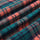 Orange Green Check Flannel Button Down Casual Shirt