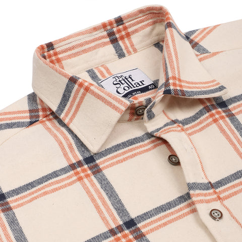 Sherwin Red Check Flannel Regular Fit Casual Shirt
